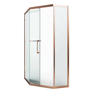 28" W x 6" H Shower Room With Rose Gold Color