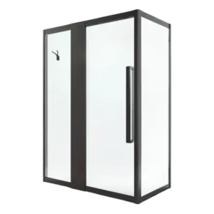 33" in W x 4" In House Shower Room with Black Finish