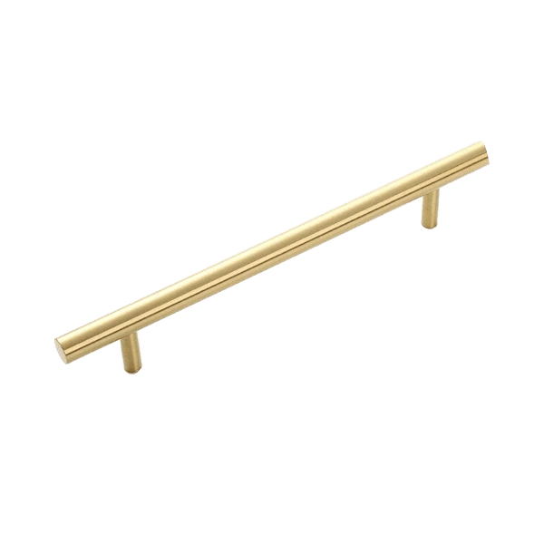 Modern Brass Cabinet Pull handle, 8.7-Inch (220mm) Bar Pull Handle with Sleek Design, 6.3-inch Center-to-Center