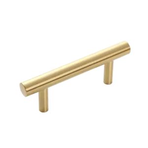 Cabinet Hardware 4.5 in. Pull Bar with Elegant Gold Finish and Durable Brass Construction