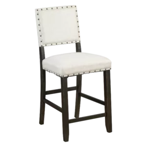 Modern Black 5 Piece Rectangular Dining Table Set of  Faux Marble Top  with 4 Upholstered Chairs for Small Places