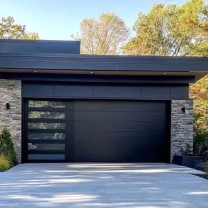 TRGDF00107  Insulated Aluminum Garage Door with Remote Control – Soundproof, Anti-Theft – Standard & Custom Sizes, Colors & Textures