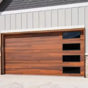 TRGDF00108  Insulated Aluminum Garage Door with Remote Control – Soundproof, Anti-Theft – Standard & Custom Sizes, Colors & Textures
