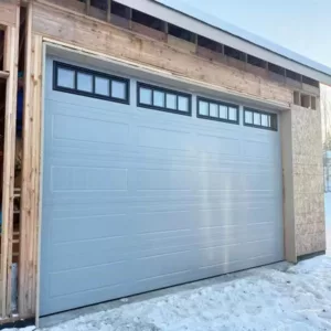 TRGDF00318  Insulated Aluminum Garage Door with Remote Control – Soundproof, Anti-Theft – Standard & Custom Sizes, Colors & Textures