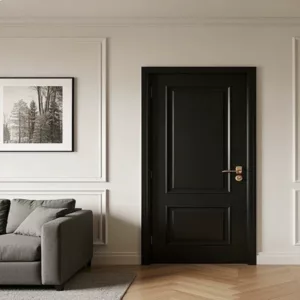 TRINVD00115 – Premium Lacquered Interior Door | High-Gloss Finish, Scratch-Resistant, Custom Size & Color, MDF/Plywood/Solid Wood
