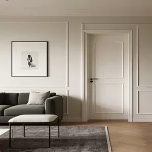 TRINPAD00116 – Premium Lacquered Interior Door | High-Gloss Finish, Scratch-Resistant, Custom Size & Color, MDF/Plywood/Solid Wood