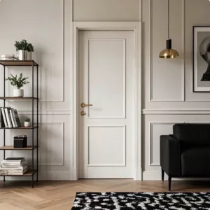 TRINPAD00119 – Premium Lacquered Interior Door | High-Gloss Finish, Scratch-Resistant, Custom Size & Color, MDF/Plywood/Solid Wood