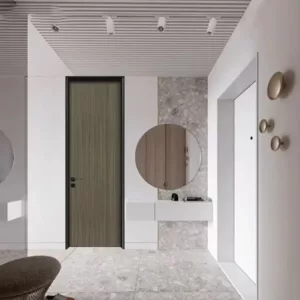 TRINVD00112 – Premium Lacquered Interior Door | High-Gloss Finish, Scratch-Resistant, Custom Size & Color, MDF/Plywood/Solid Wood