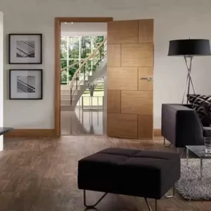 TRINVD00134 – Premium Lacquered Interior Door | High-Gloss Finish, Scratch-Resistant, Custom Size & Color, MDF/Plywood/Solid Wood