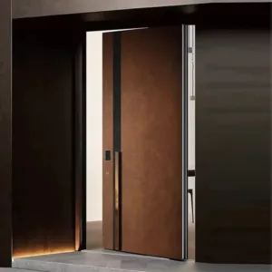 TRPVD001 – Premium Rotating Pivot Entry Door | Solid Wood, Aluminum, or Stainless Steel | Made to Order