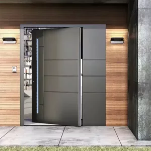 TRPVD025 – Premium Rotating Pivot Entry Door | Solid Wood, Aluminum, or Stainless Steel | Made to Order