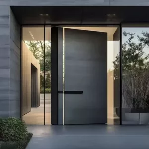 TRPVD003 – Premium Rotating Pivot Entry Door | Solid Wood, Aluminum, or Stainless Steel | Made to Order