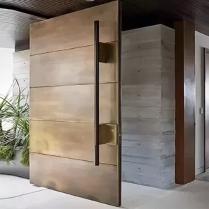 TRPVD036 – Premium Rotating Pivot Entry Door | Solid Wood, Aluminum, or Stainless Steel | Made to Order