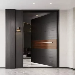 TRPVD005 – Premium Rotating Pivot Entry Door | Solid Wood, Aluminum, or Stainless Steel | Made to Order