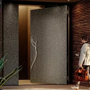 TRPVD007 – Premium Rotating Pivot Entry Door | Solid Wood, Aluminum, or Stainless Steel | Made to Order