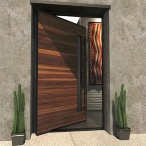 TRPVD009 – Premium Rotating Pivot Entry Door | Solid Wood, Aluminum, or Stainless Steel | Made to Order