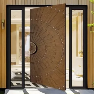 TRPVD014 – Premium Rotating Pivot Entry Door | Solid Wood, Aluminum, or Stainless Steel | Made to Order
