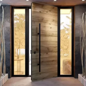 TRPVD043 – Premium Rotating Pivot Entry Door | Solid Wood, Aluminum, or Stainless Steel | Made to Order