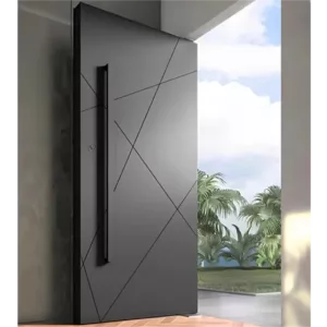 TRPVD049 – Premium Rotating Pivot Entry Door | Solid Wood, Aluminum, or Stainless Steel | Made to Order