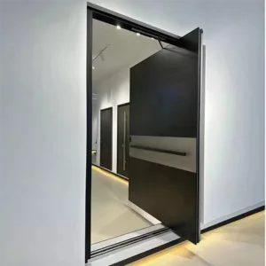 TRPVD050 – Premium Rotating Pivot Entry Door | Solid Wood, Aluminum, or Stainless Steel | Made to Order