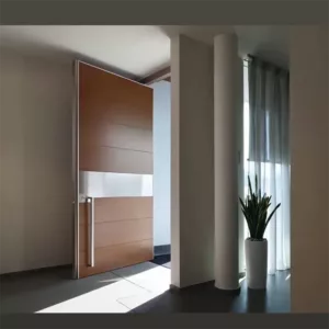 TRPVD051 – Premium Rotating Pivot Entry Door | Solid Wood, Aluminum, or Stainless Steel | Made to Order