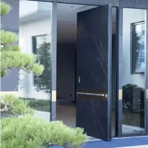 TRPVD052 – Premium Rotating Pivot Entry Door | Solid Wood, Aluminum, or Stainless Steel | Made to Order