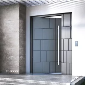 TRPVD057 – Premium Rotating Pivot Entry Door | Solid Wood, Aluminum, or Stainless Steel | Made to Order