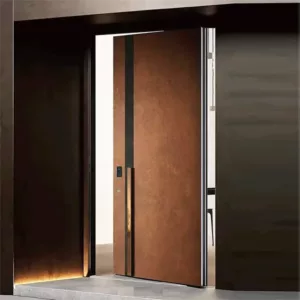 TRPVD064 – Premium Rotating Pivot Entry Door | Solid Wood, Aluminum, or Stainless Steel | Made to Order
