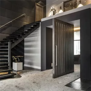 TRPVD067 – Premium Rotating Pivot Entry Door | Solid Wood, Aluminum, or Stainless Steel | Made to Order