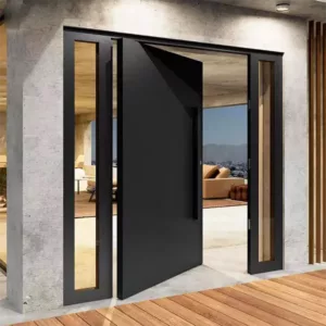 TRPVD078 – Premium Rotating Pivot Entry Door | Solid Wood, Aluminum, or Stainless Steel | Made to Order