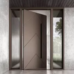 TRPVD079 – Premium Rotating Pivot Entry Door | Solid Wood, Aluminum, or Stainless Steel | Made to Order