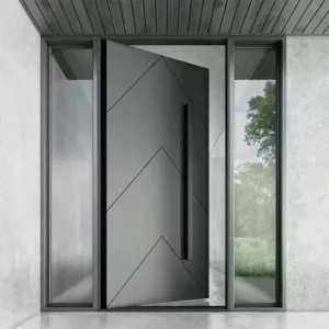 TRPVD081 – Premium Rotating Pivot Entry Door | Solid Wood, Aluminum, or Stainless Steel | Made to Order
