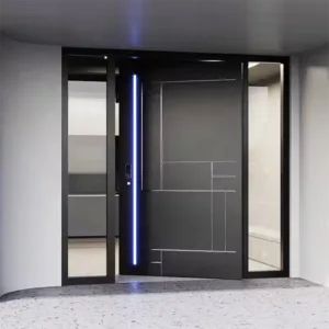 TRPVD082 – Premium Rotating Pivot Entry Door | Solid Wood, Aluminum, or Stainless Steel | Made to Order