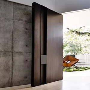 TRPVD083 – Premium Rotating Pivot Entry Door | Solid Wood, Aluminum, or Stainless Steel | Made to Order