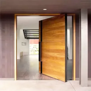 TRPVD084 – Premium Rotating Pivot Entry Door | Solid Wood, Aluminum, or Stainless Steel | Made to Order