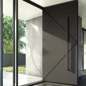 TRPVD094 – Premium Rotating Pivot Entry Door | Solid Wood, Aluminum, or Stainless Steel | Made to Order