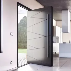 TRPVD095 – Premium Rotating Pivot Entry Door | Solid Wood, Aluminum, or Stainless Steel | Made to Order