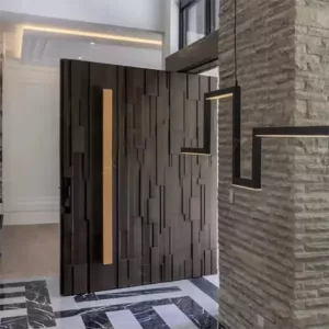 TRPVD104 – Premium Rotating Pivot Entry Door | Solid Wood, Aluminum, or Stainless Steel | Made to Order