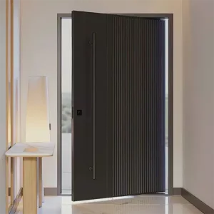 TRPVD113 – Premium Rotating Pivot Entry Door | Solid Wood, Aluminum, or Stainless Steel | Made to Order