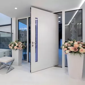 TRPVD118 – Premium Rotating Pivot Entry Door | Solid Wood, Aluminum, or Stainless Steel | Made to Order