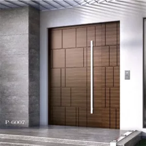 TRPVD125 – Premium Rotating Pivot Entry Door | Solid Wood, Aluminum, or Stainless Steel | Made to Order