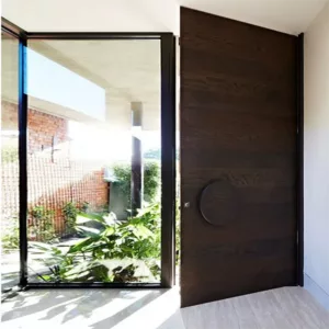 TRPVD128 – Premium Rotating Pivot Entry Door | Solid Wood, Aluminum, or Stainless Steel | Made to Order
