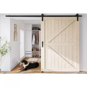 TRWBD061419 Premium Custom Barn Doors - Solid Pine, Waterproof & Low-VOC Finishes