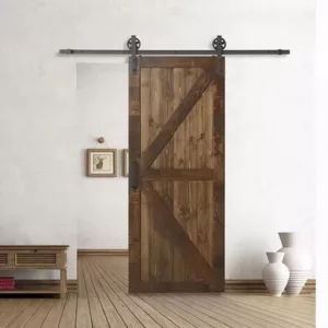TRWBD061435 Premium Custom Barn Doors - Solid Pine, Waterproof & Low-VOC Finishes