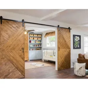 TRWBD061414 Premium Custom Barn Doors - Solid Pine, Waterproof & Low-VOC Finishes
