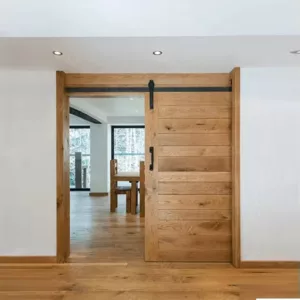TRWBD061444 Premium Custom Barn Doors - Solid Pine, Waterproof & Low-VOC Finishes