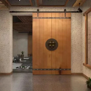 TRWBD061445 Premium Custom Barn Doors - Solid Pine, Waterproof & Low-VOC Finishes
