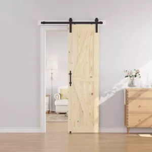 TRWBD061477 Premium Custom Barn Doors - Solid Pine, Waterproof & Low-VOC Finishes
