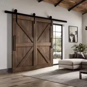 TRWBD06149 Premium Custom Barn Doors - Solid Pine, Waterproof & Low-VOC Finishes