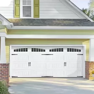 TRWGD00110 Wooden Finish Garage Door – Insulated Steel & Plywood Core with Remote Lift-Up, Custom Size & Weather-Resistant Coating